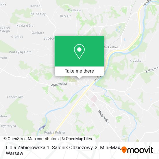 Lidia Zabierowska 1. Salonik Odzieżowy, 2. Mini-Max map