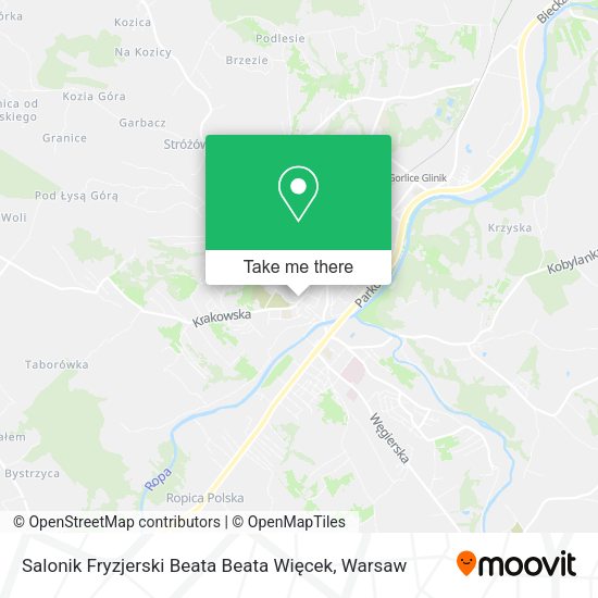 Salonik Fryzjerski Beata Beata Więcek map