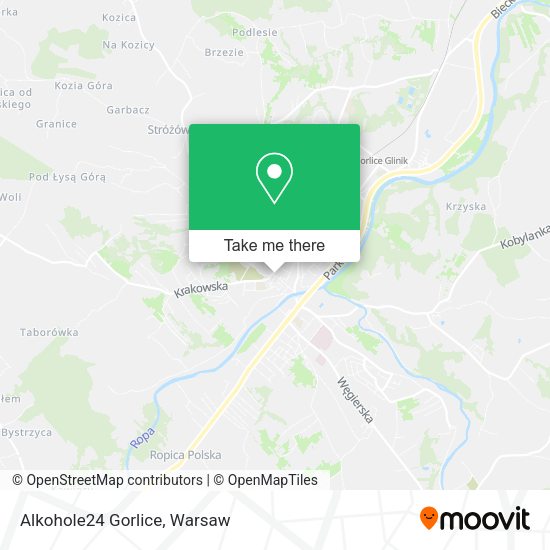 Alkohole24 Gorlice map