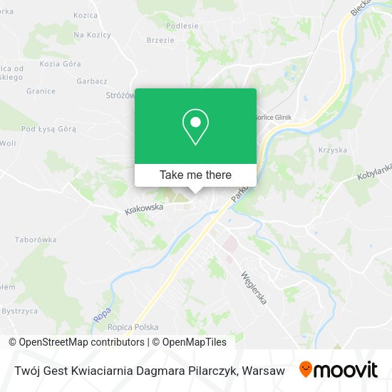 Twój Gest Kwiaciarnia Dagmara Pilarczyk map