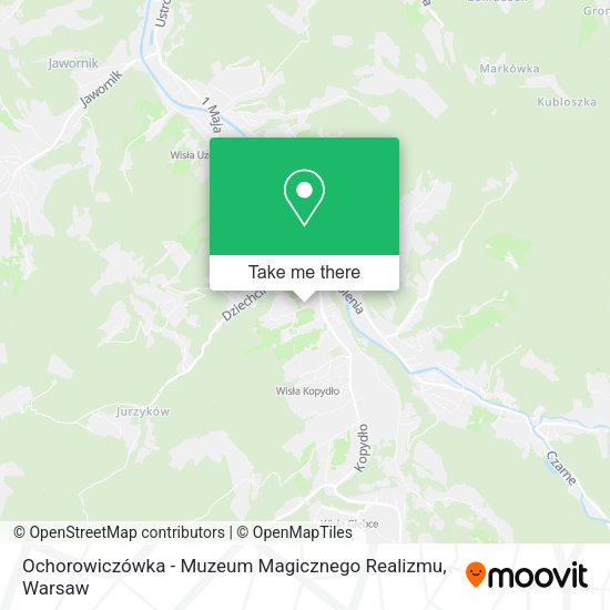 Ochorowiczówka - Muzeum Magicznego Realizmu map