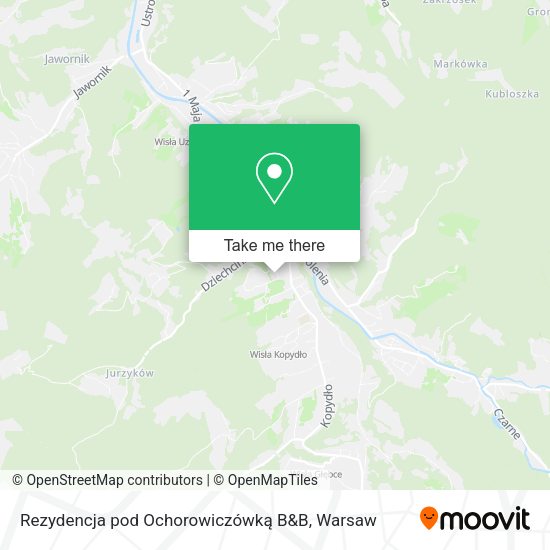 Rezydencja pod Ochorowiczówką B&B map