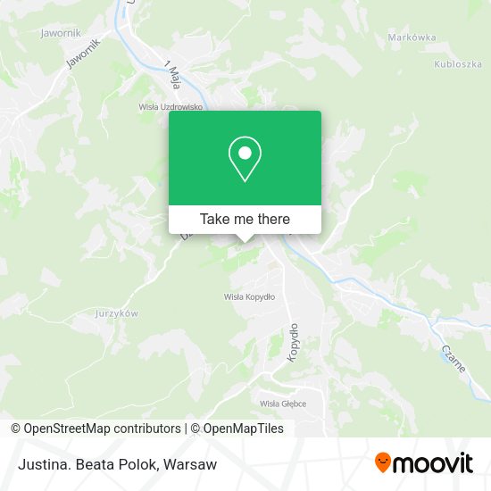 Justina. Beata Polok map