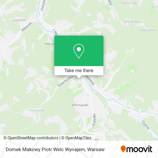 Domek Makowy Piotr Welc Wynajem map