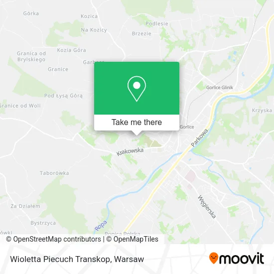 Карта Wioletta Piecuch Transkop