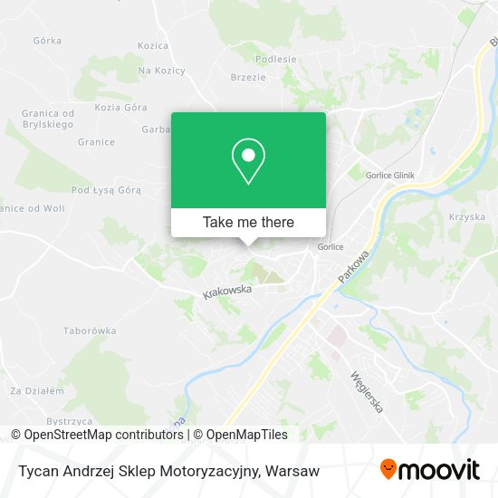 Tycan Andrzej Sklep Motoryzacyjny map