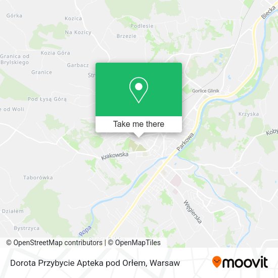 Dorota Przybycie Apteka pod Orłem map