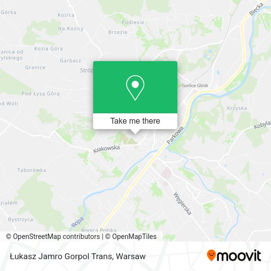 Łukasz Jamro Gorpol Trans map