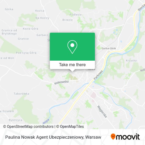 Paulina Nowak Agent Ubezpieczeniowy map