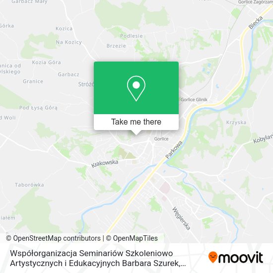 Współorganizacja Seminariów Szkoleniowo Artystycznych i Edukacyjnych Barbara Szurek map