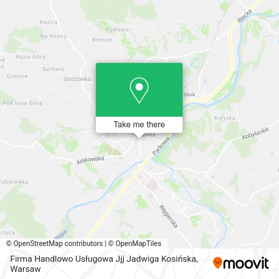 Firma Handlowo Usługowa Jjj Jadwiga Kosińska map