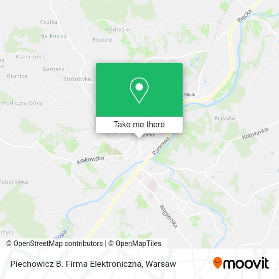 Piechowicz B. Firma Elektroniczna map