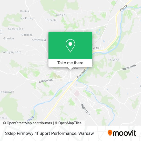 Sklep Firmowy 4f Sport Performance map