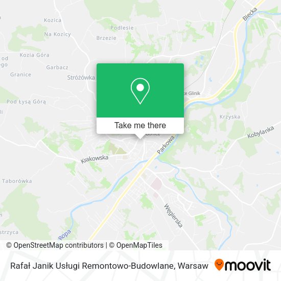 Rafał Janik Usługi Remontowo-Budowlane map