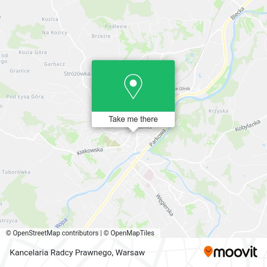 Kancelaria Radcy Prawnego map