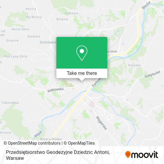 Przedsiębiorstwo Geodezyjne Dziedzic Antoni map