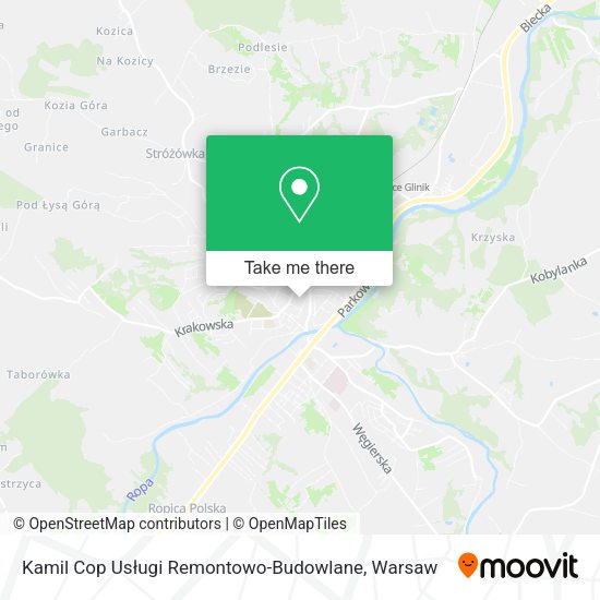 Kamil Cop Usługi Remontowo-Budowlane map