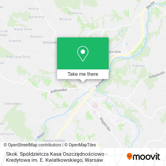 Skok. Spółdzielcza Kasa Oszczędnościowo - Kredytowa im. E. Kwiatkowskiego map