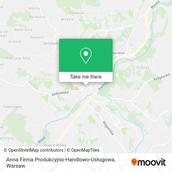 Anna Firma Produkcyjno-Handlowo-Usługowa map