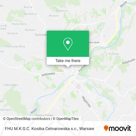 FHU M.K.G.C. Kosiba Cetnarowska s.c. map