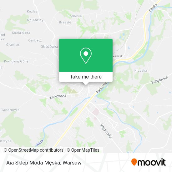 Aia Sklep Moda Męska map