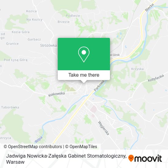 Jadwiga Nowicka-Załęska Gabinet Stomatologiczny map