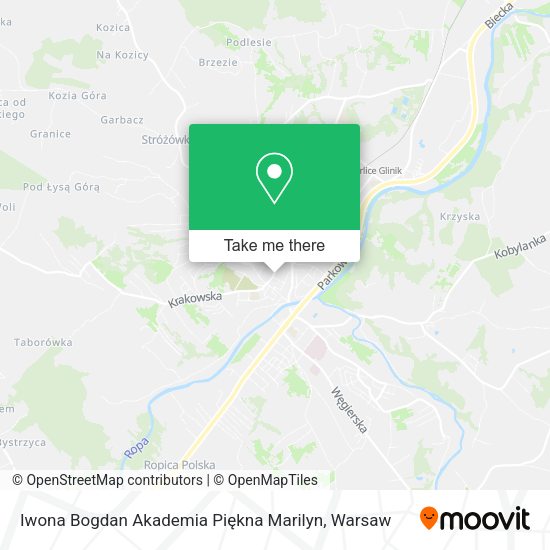 Iwona Bogdan Akademia Piękna Marilyn map