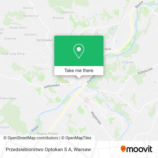 Przedsiebiorstwo Optokan S A map