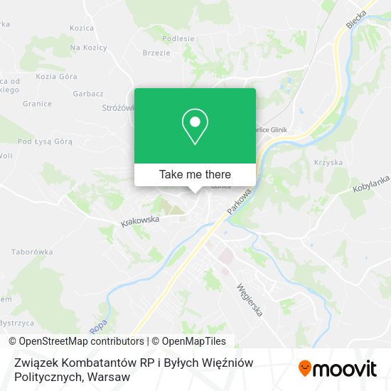 Związek Kombatantów RP i Byłych Więźniów Politycznych map