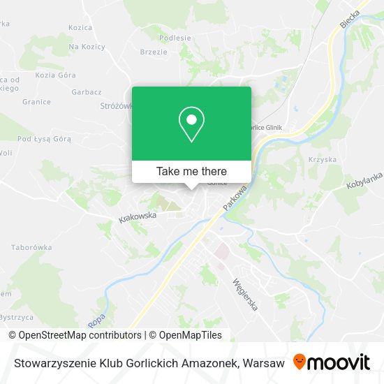 Stowarzyszenie Klub Gorlickich Amazonek map