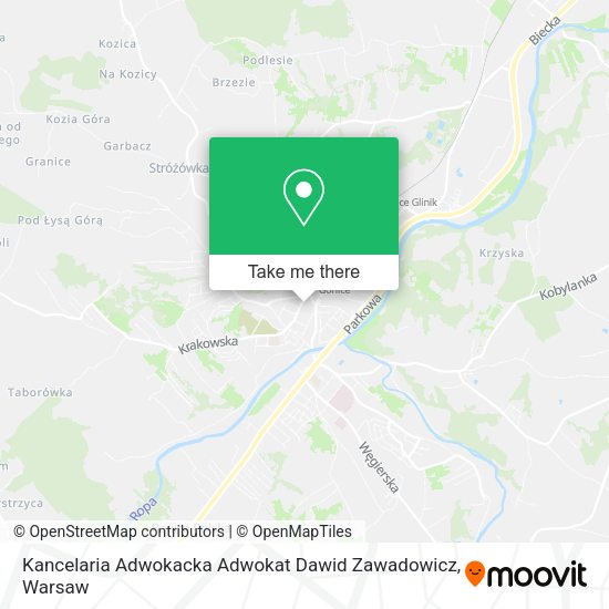 Kancelaria Adwokacka Adwokat Dawid Zawadowicz map