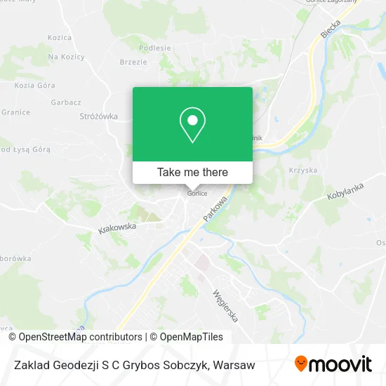 Карта Zaklad Geodezji S C Grybos Sobczyk