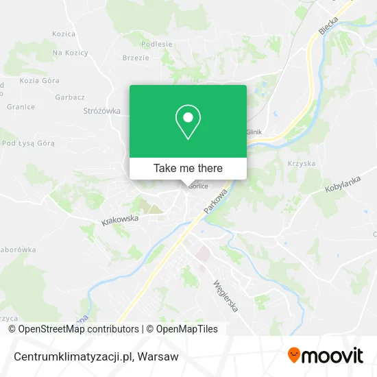 Карта Centrumklimatyzacji.pl