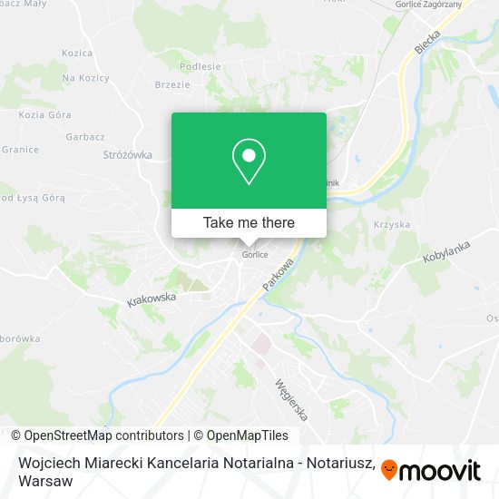 Wojciech Miarecki Kancelaria Notarialna - Notariusz map