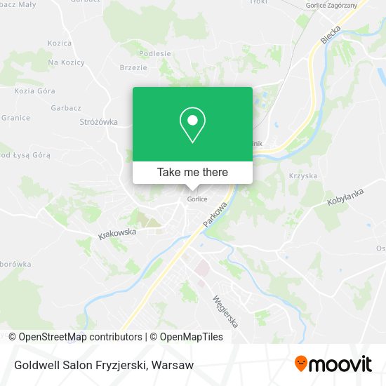 Goldwell Salon Fryzjerski map