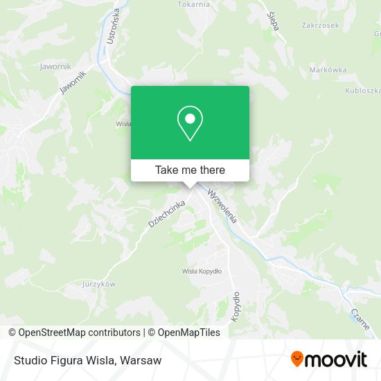 Studio Figura Wisla map