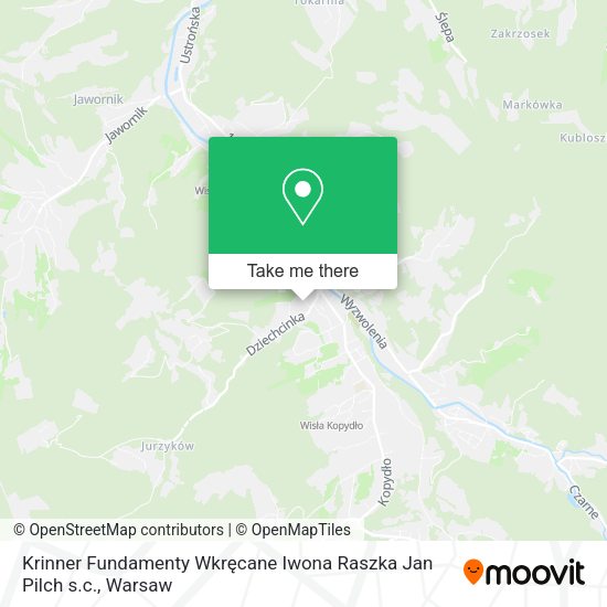 Krinner Fundamenty Wkręcane Iwona Raszka Jan Pilch s.c. map