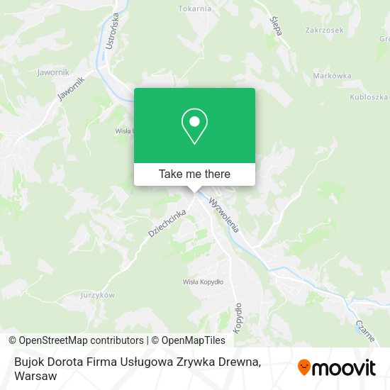 Bujok Dorota Firma Usługowa Zrywka Drewna map