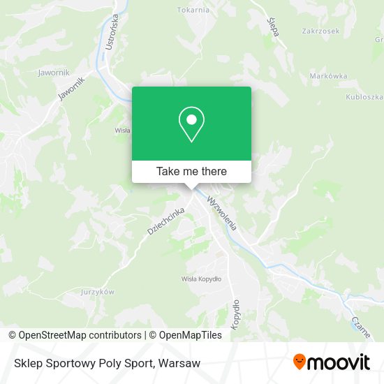 Sklep Sportowy Poly Sport map