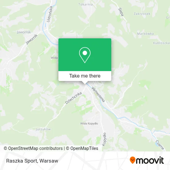 Raszka Sport map