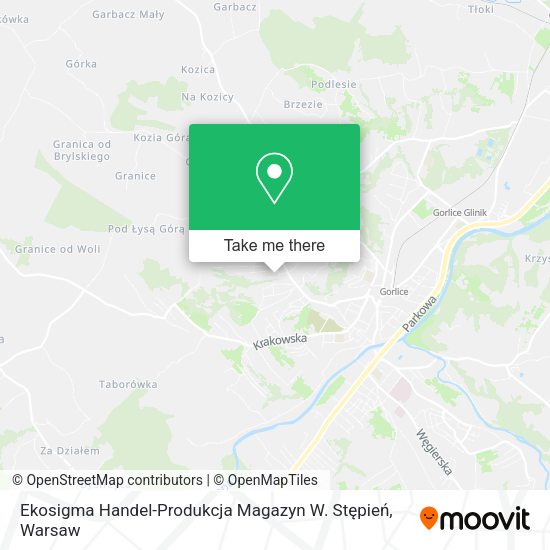 Ekosigma Handel-Produkcja Magazyn W. Stępień map