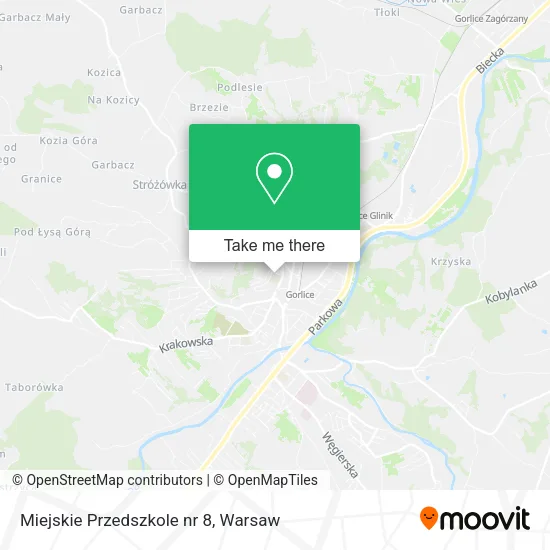 Карта Miejskie Przedszkole nr 8