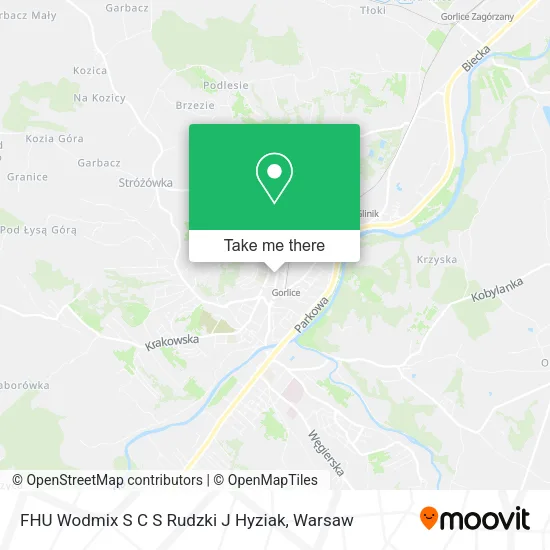 FHU Wodmix S C S Rudzki J Hyziak map