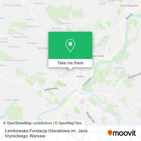 Łemkowska Fundacja Oświatowa im. Jana Krynickiego map