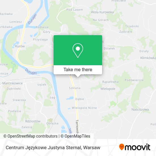 Centrum Językowe Justyna Sternal map