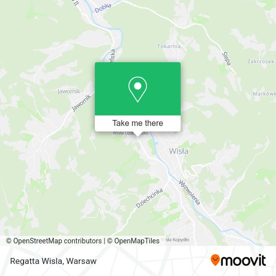 Regatta Wisla map