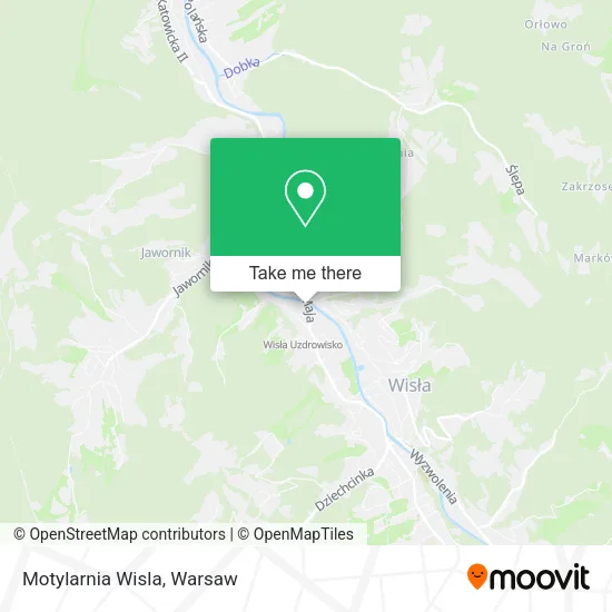 Карта Motylarnia Wisla