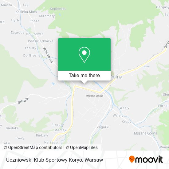 Uczniowski Klub Sportowy Koryo map