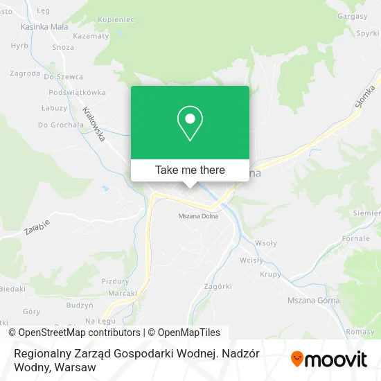 Regionalny Zarząd Gospodarki Wodnej. Nadzór Wodny map
