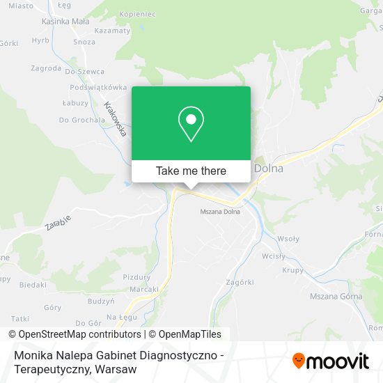 Monika Nalepa Gabinet Diagnostyczno - Terapeutyczny map